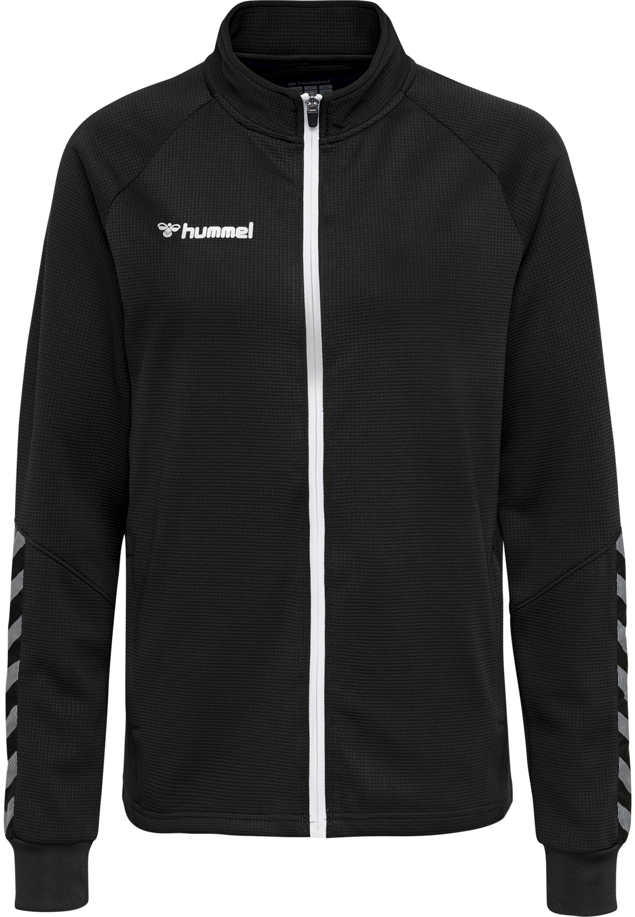 Hummel Trainingsjack 'Authentic' in Zwart: voorkant
