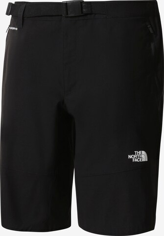 THE NORTH FACE regular Funktionsbukser 'Lightning' i sort: forside