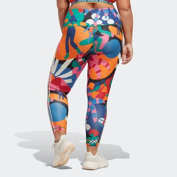 ADIDAS SPORTSWEAR Skinny Sportovní kalhoty 'Farm Rio ' – mix barev