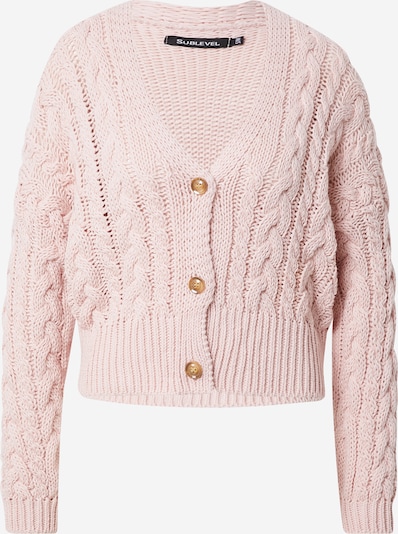 Sublevel Cardigan en rose, Vue avec produit