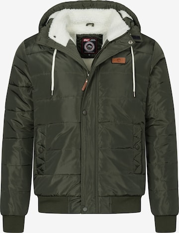 Rock Creek Winter Jacket in Green: front