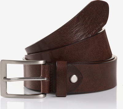 TOM TAILOR Ceinture 'JADEN' en marron, Vue avec produit