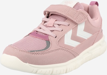 Hummel - Zapatillas deportivas en rosa: frente