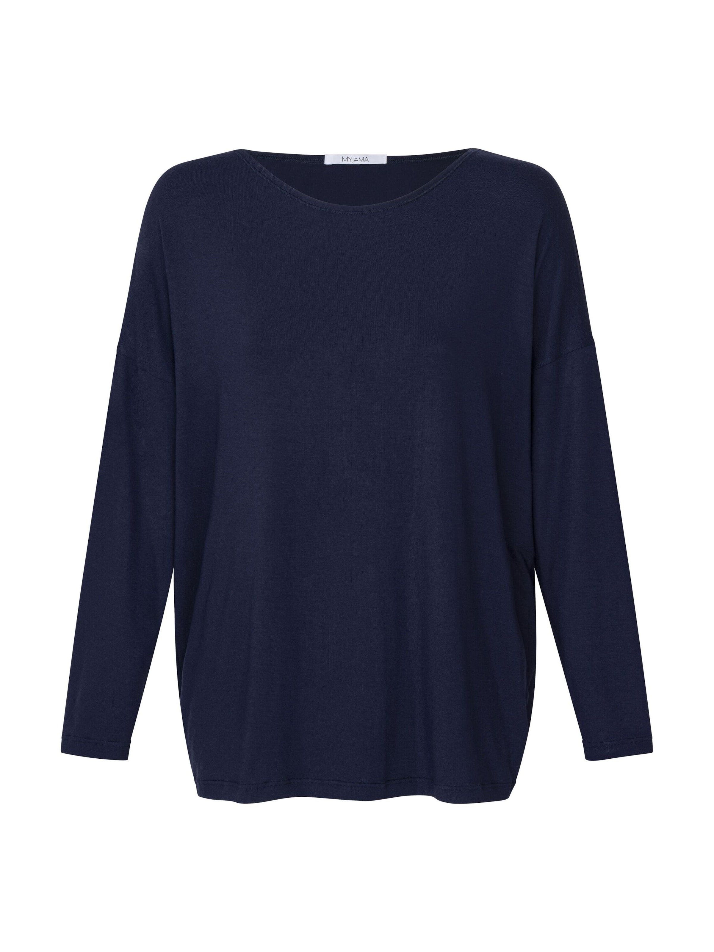 Myjama Pajama shirt 'Celes' in Blue: front