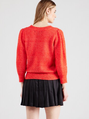 VERO MODA Sweater 'VMVIGGA' in Red