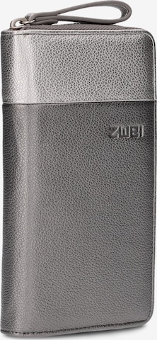 ZWEI Portemonnaie in Silber: Vorderseite