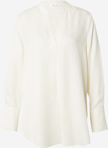 s.Oliver BLACK LABEL Blouse in Beige: voorkant