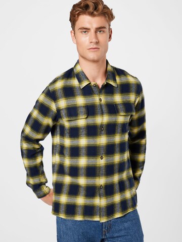 Dockers Regular fit Button Up Shirt 'CAMP' in Blue: front