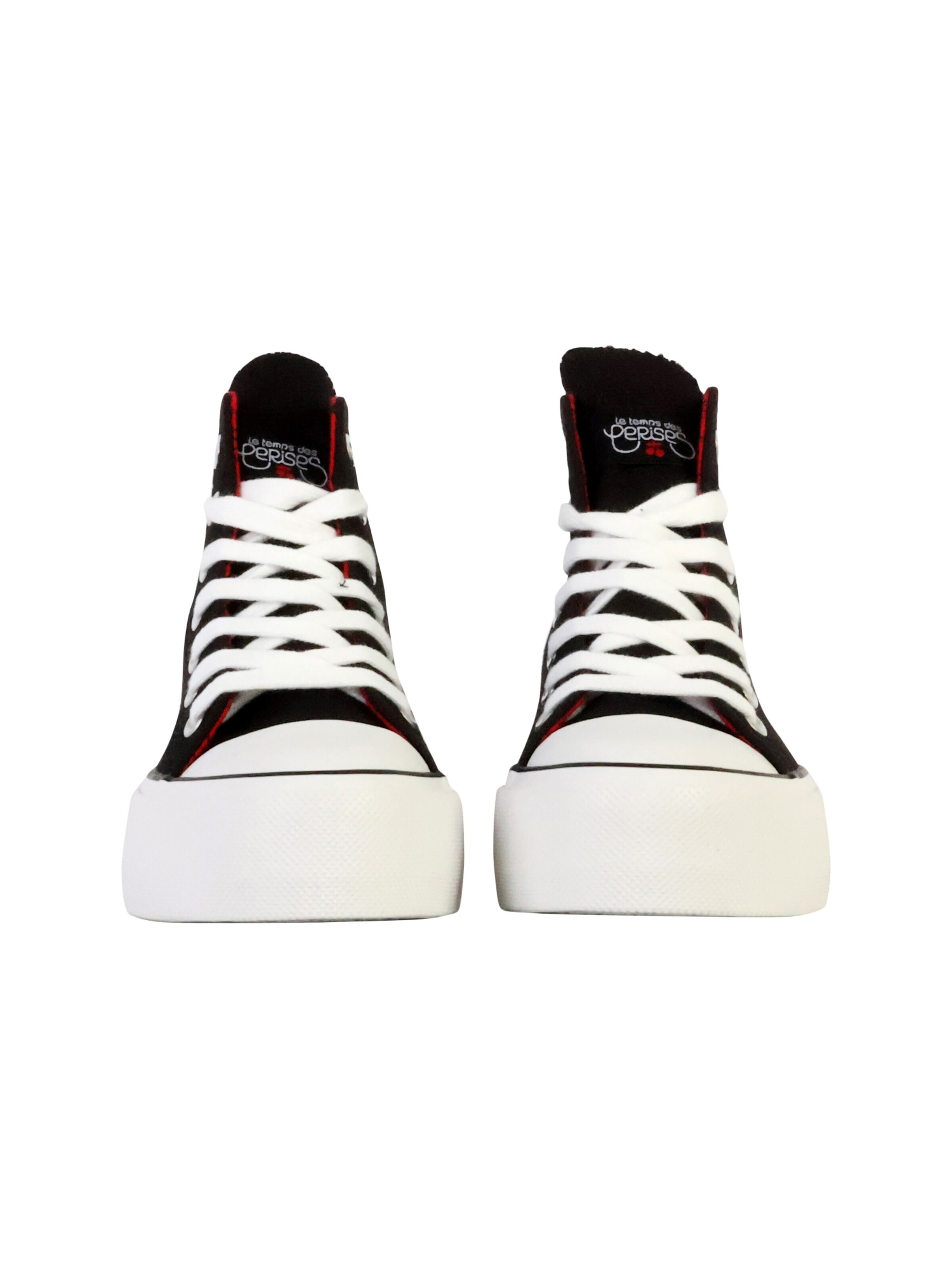 Baskets hautes Le Temps Des Cerises en noir