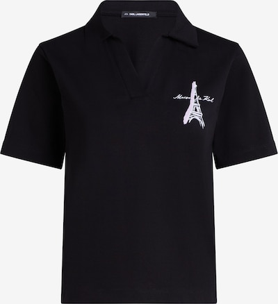 Karl Lagerfeld Majica u šljiva / crna / bijela, Pregled proizvoda