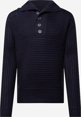 Brandit Sweater 'Alpin' in Blue: front