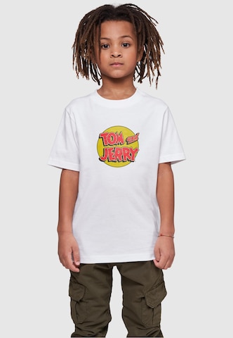T-Shirt 'Tom And Jerry' ABSOLUTE CULT en blanc : devant