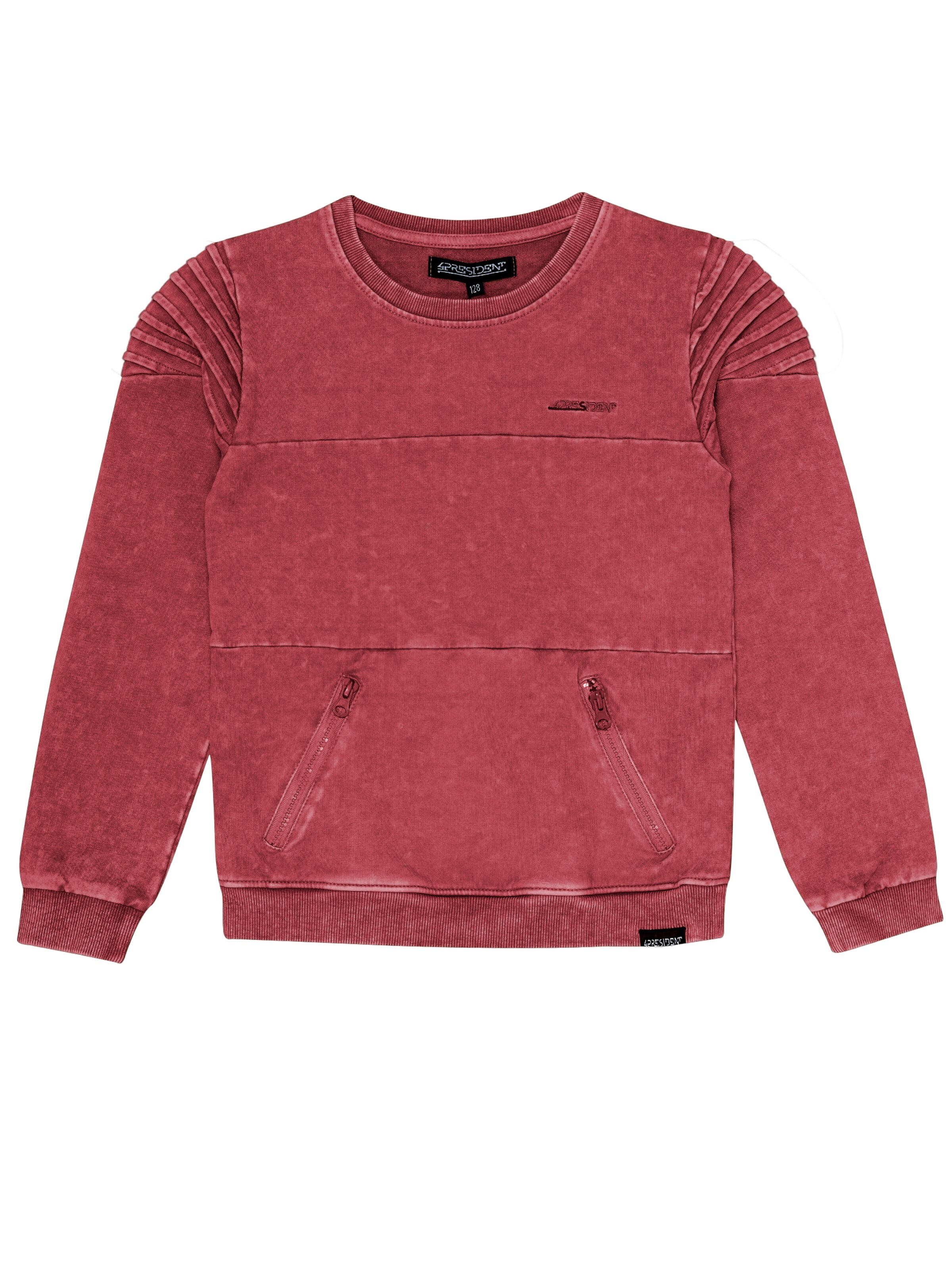4PRESIDENT Sweatshirt 'Nick' in Red: front