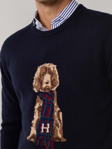 Hackett London Pullover in Blau