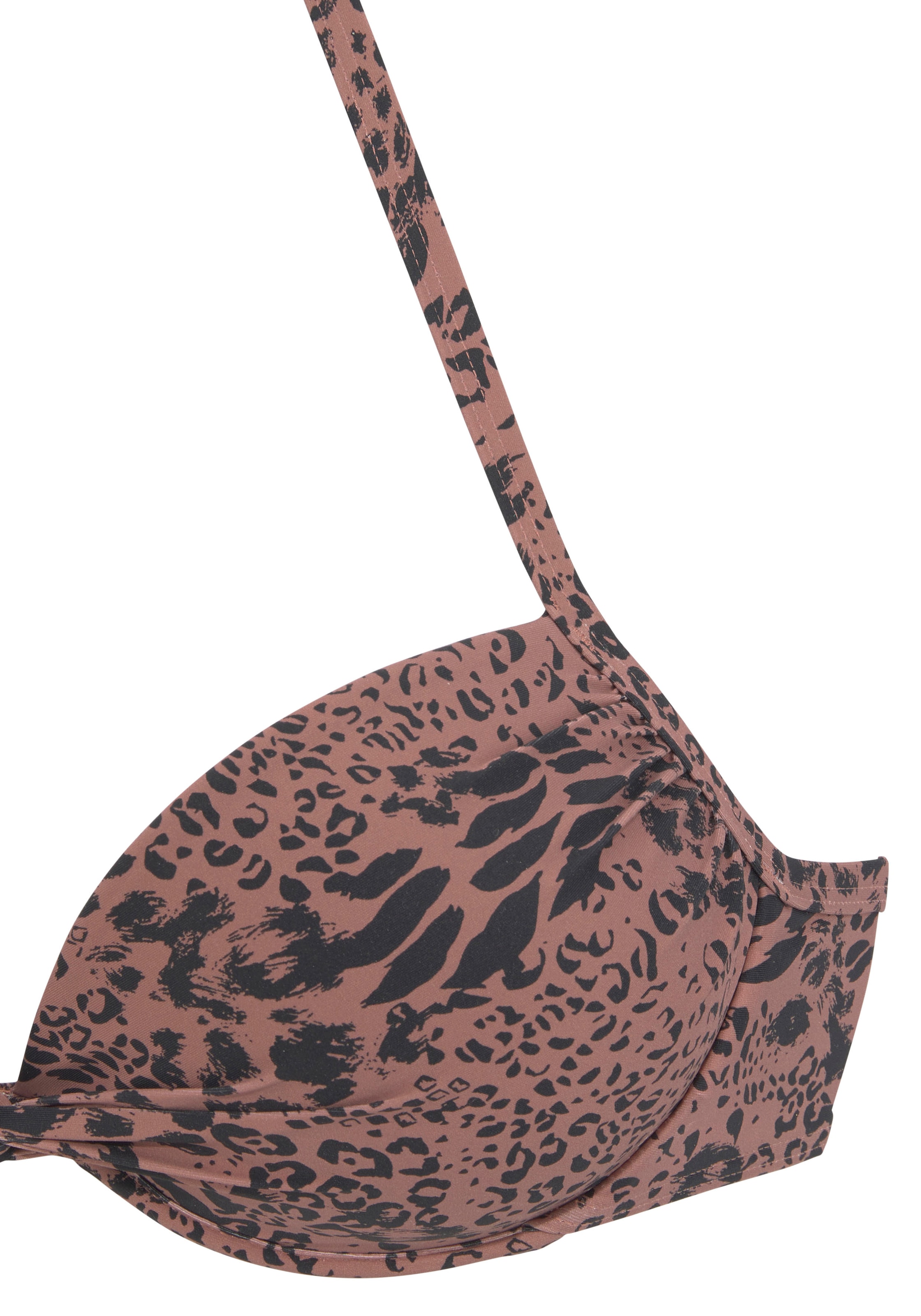 LASCANA Пуш-ап Верх бикини в Коричневый