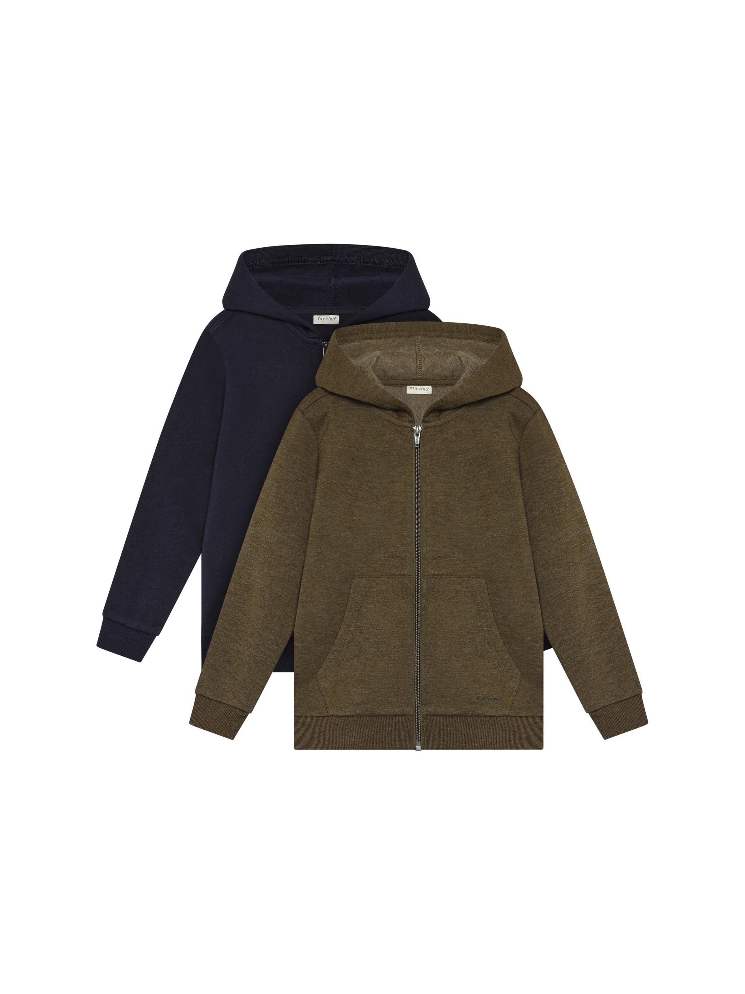 Veste de survêtement ' MISweat Jacket ' MINYMO en vert : devant