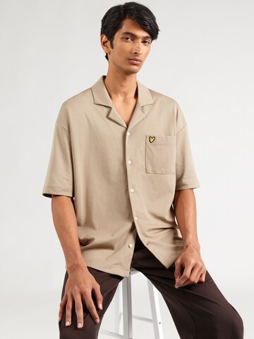 Lyle & Scott - Regular Fit Camisa em verde: frente