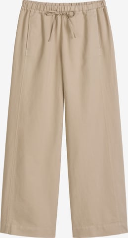 Marc O'Polo Wide leg Trousers in Brown: front