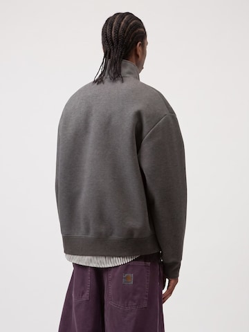 Giacca di felpa 'ALDA ZIP SWEAT JACKET BLACK / WHITE' di Carhartt WIP in grigio