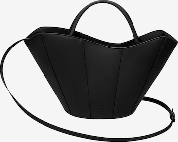 Sac bandoulière Gaston Luga en noir : devant