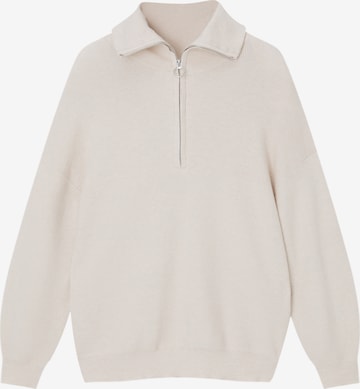 Pull&Bear Trui in Beige: voorkant