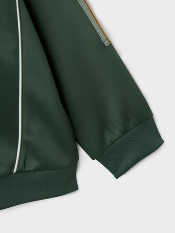 NAME IT Zip-Up Hoodie 'NKMLANCER' in Green