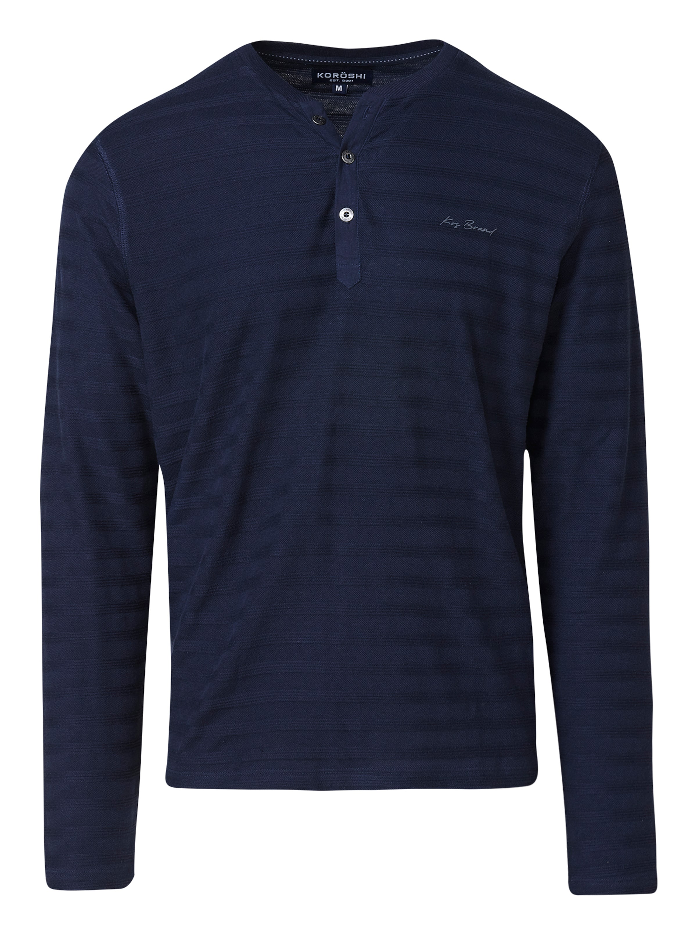 KOROSHI T-shirt i blå: framsida