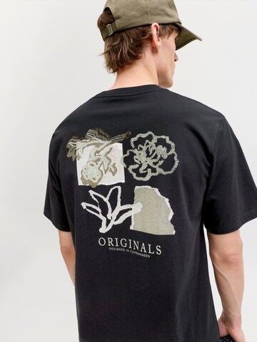 juoda JACK & JONES Marškinėliai 'JORMONTAUK'