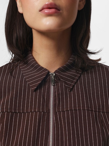 Camicia da donna di PIECES in marrone