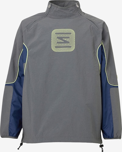 Nike Sportswear Prijelazna jakna 'SHOX' veličine XS u mornarsko plava / siva / jabuka, Pregled proizvoda