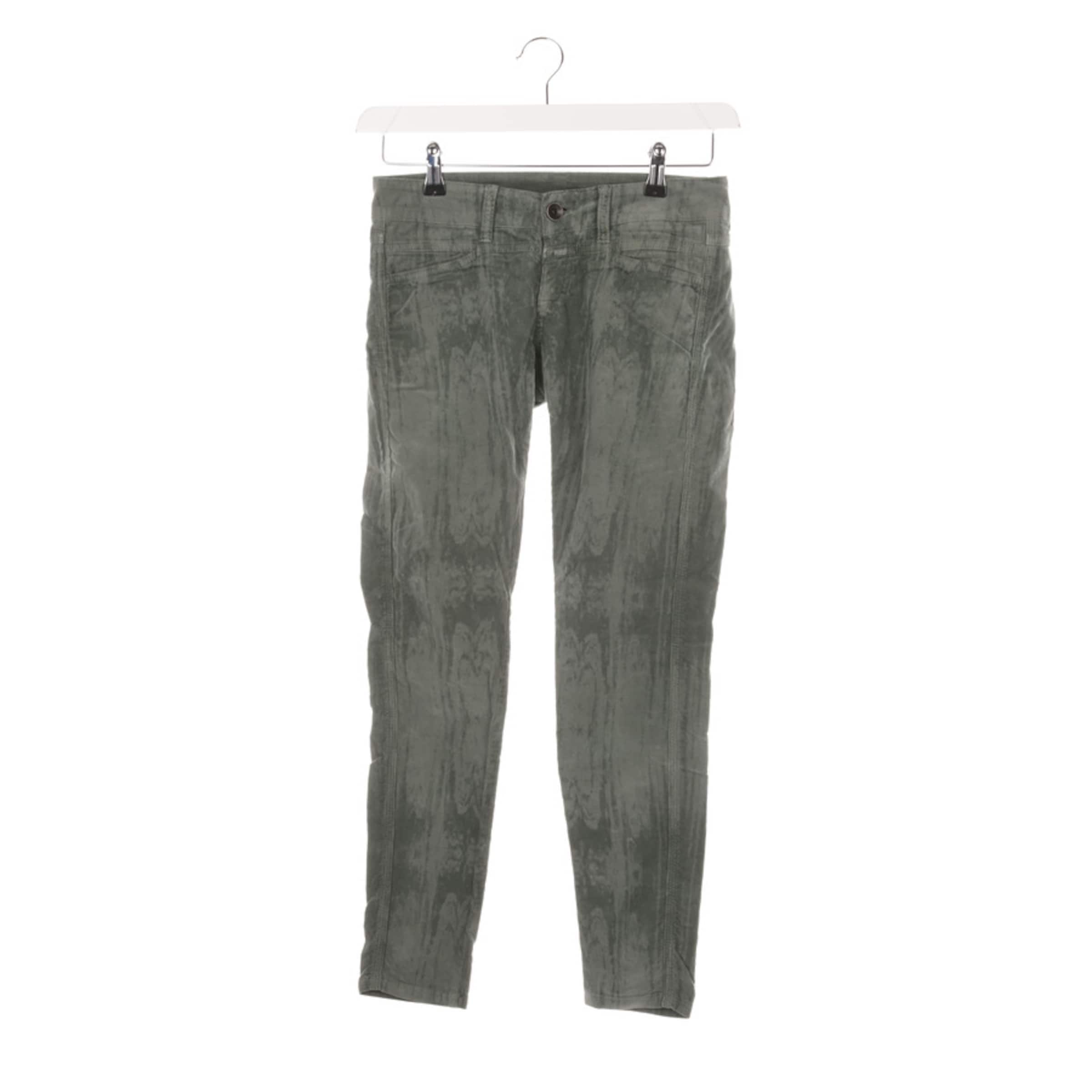 Closed Hose XS in Grün: Vorderseite