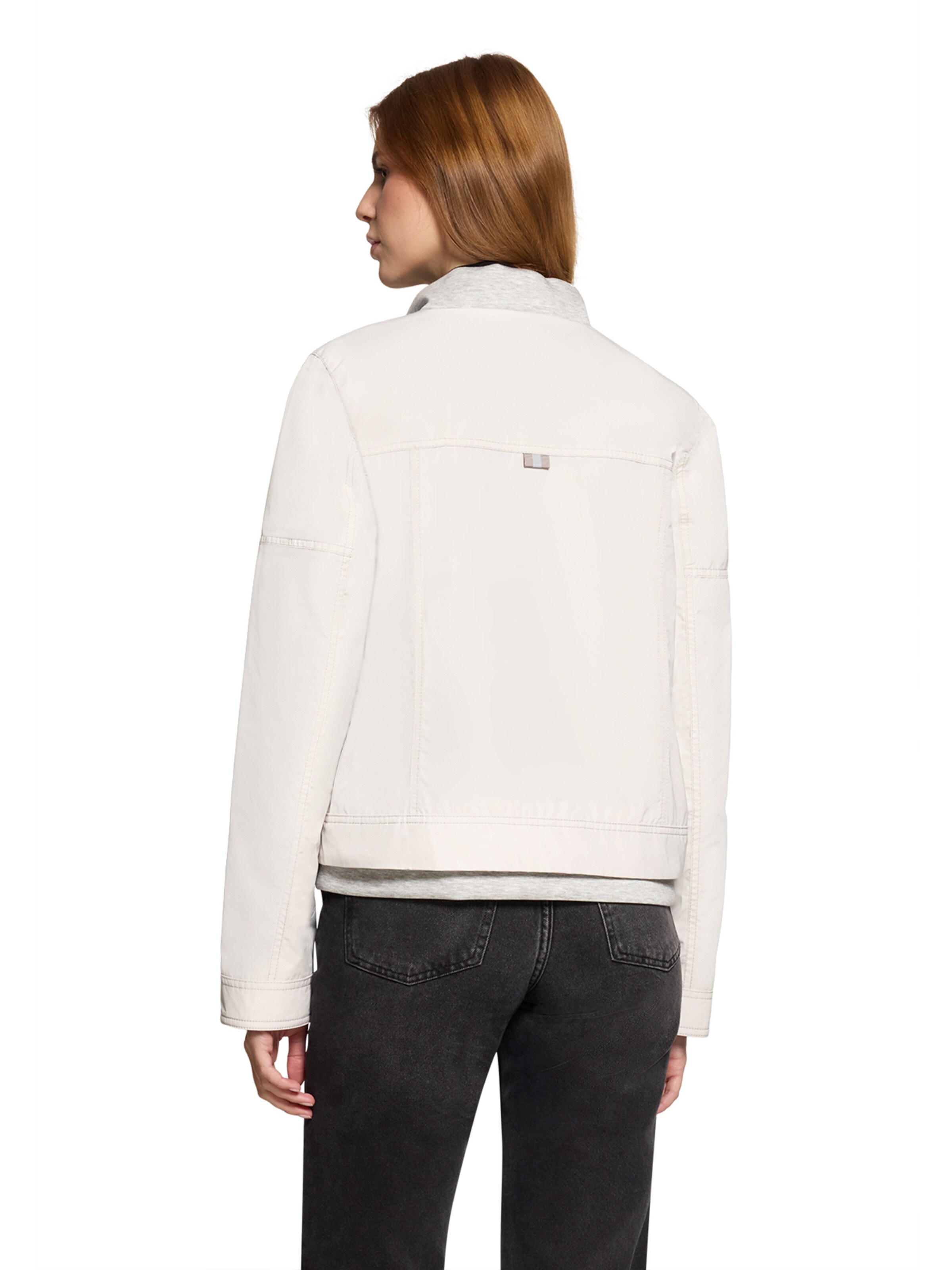 Amber & June Between-season jacket in Grey