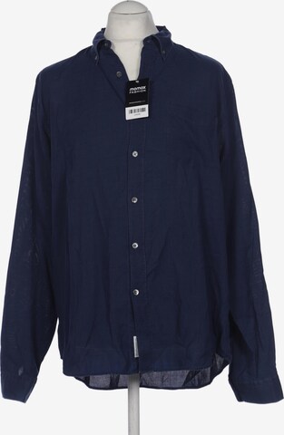 Closed Button Up Shirt in XL in Blue: front