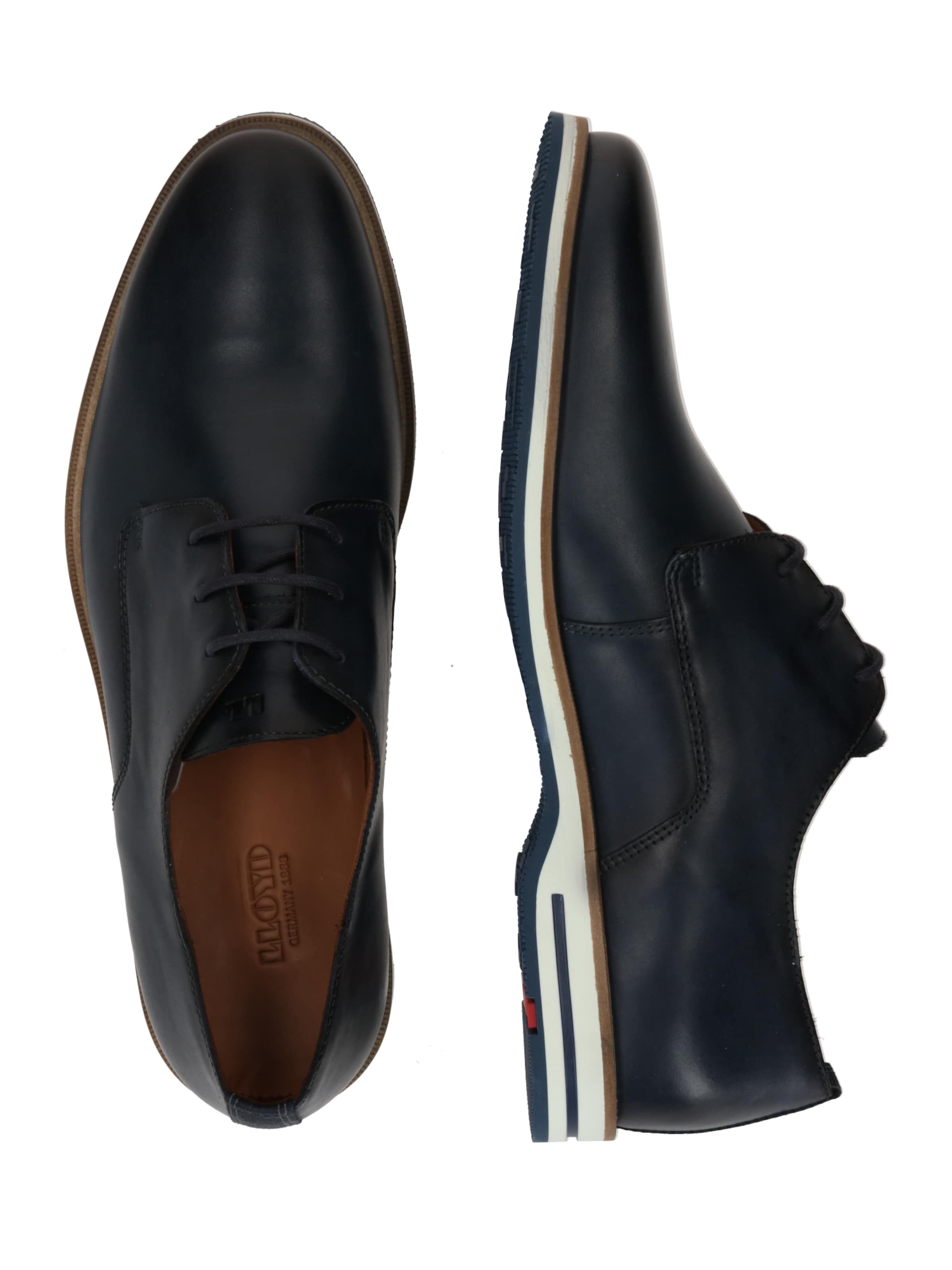 LLOYD Čevlji na vezalke 'Dakin' | modra barva