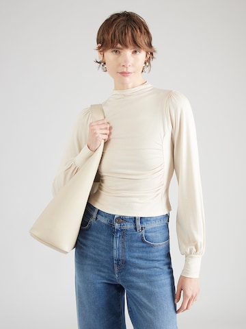 ABOUT YOU Majica 'Maja' | bela barva: sprednja stran