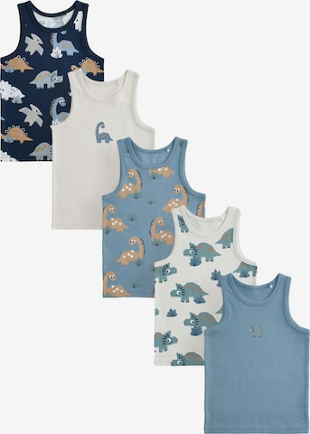T-Shirt Next en bleu : devant