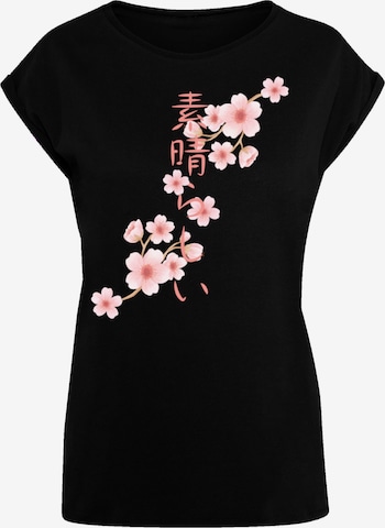 T-shirt F4NT4STIC en noir : devant