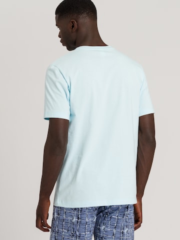 Hanro T-Shirt ' Living Shirts ' in Blau