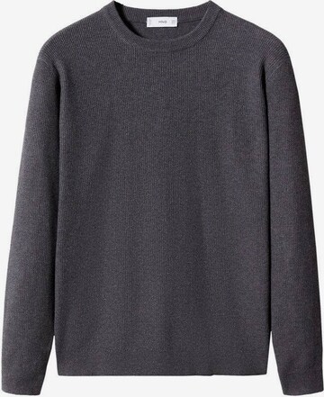 MANGO MAN Sweater 'Antigua' in Grey: front