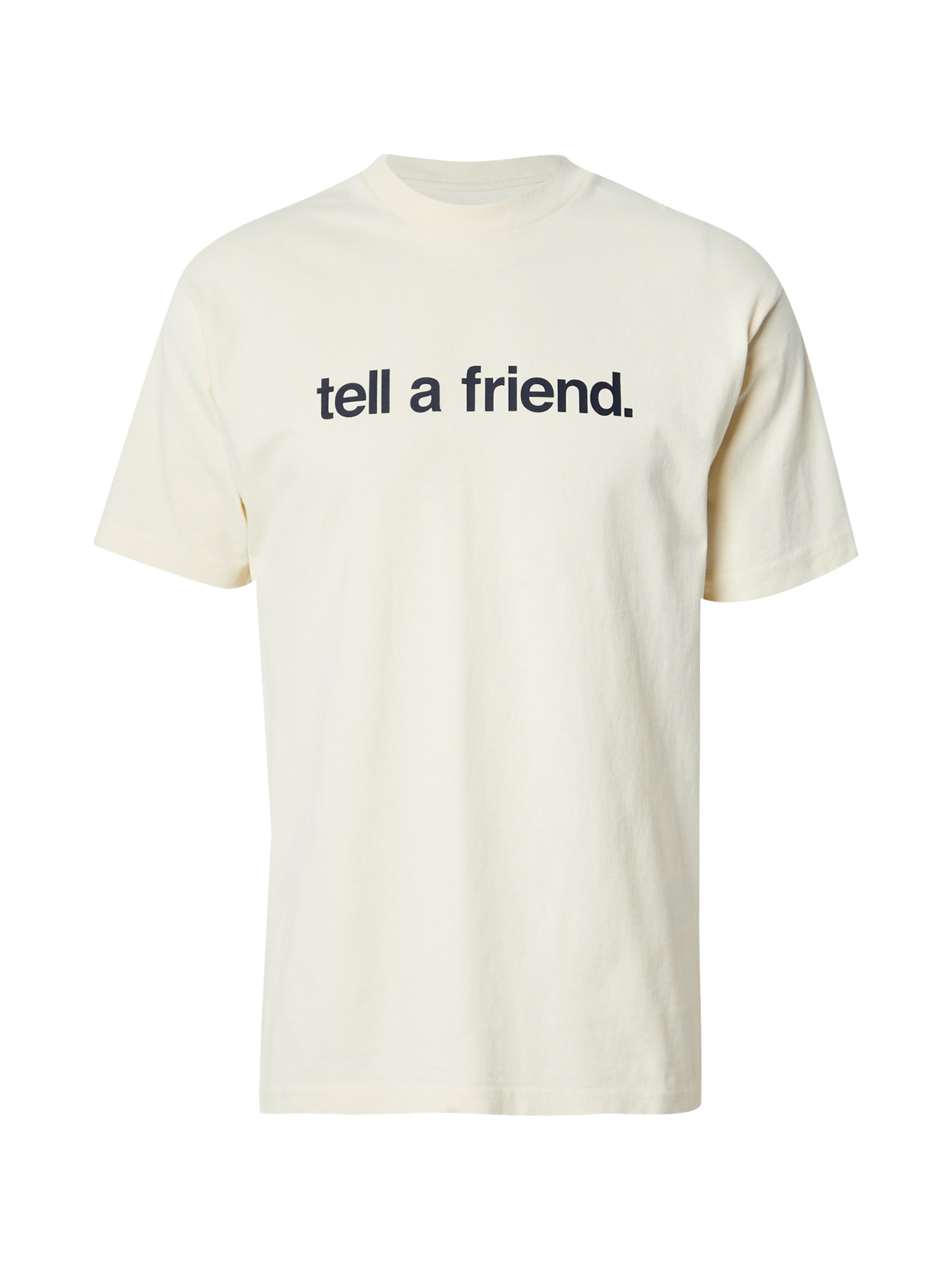 VANS T-shirt 'Tell A Friend' i beige: framsida