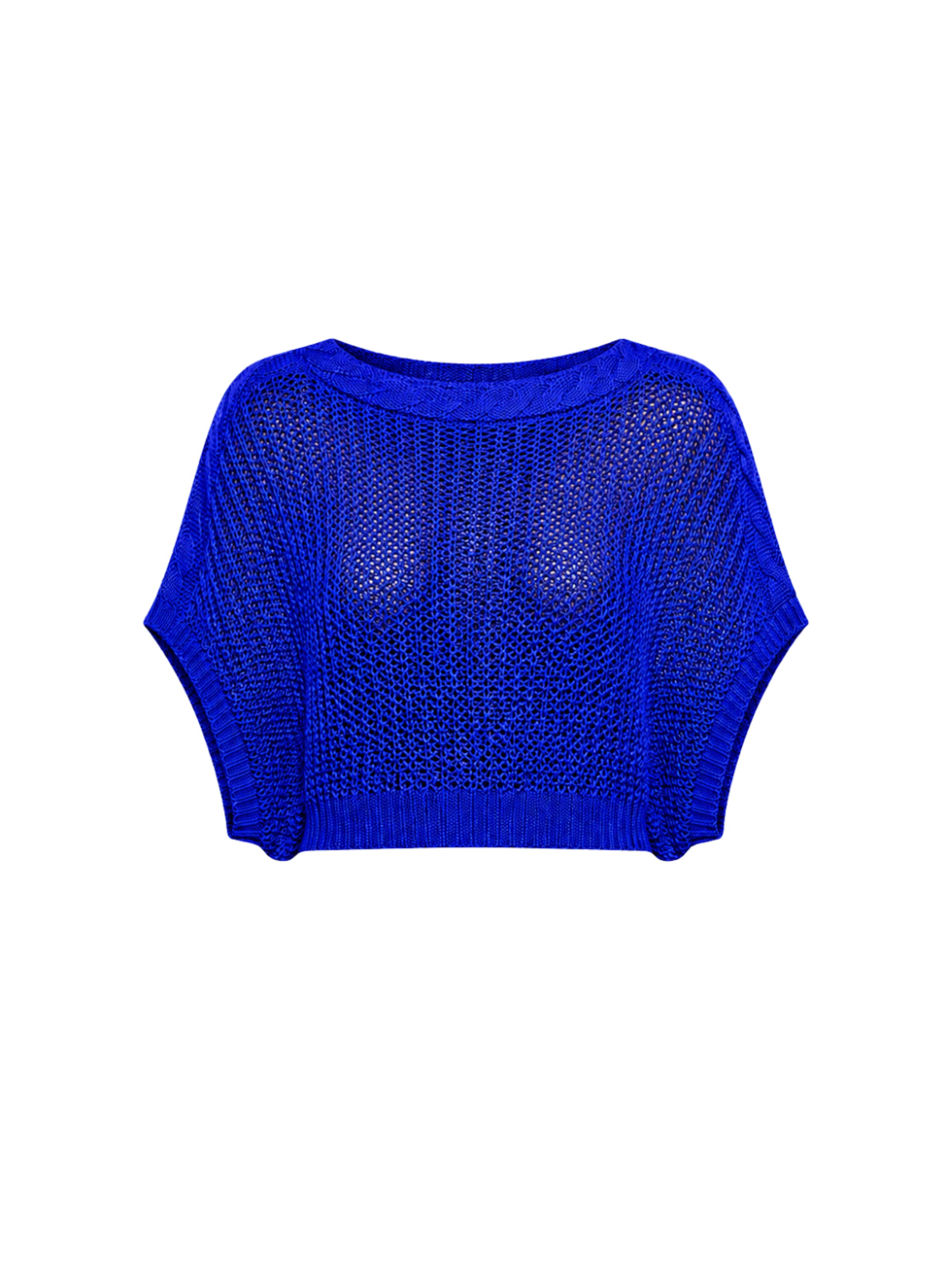 Süel knitwear Knitted top 'Birthday' in Blue: front