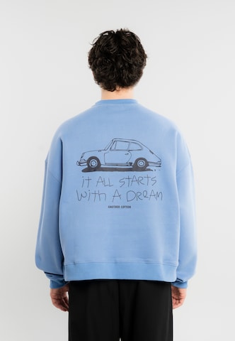 Another Cotton Lab Sweatshirt in Blau: Rückseite