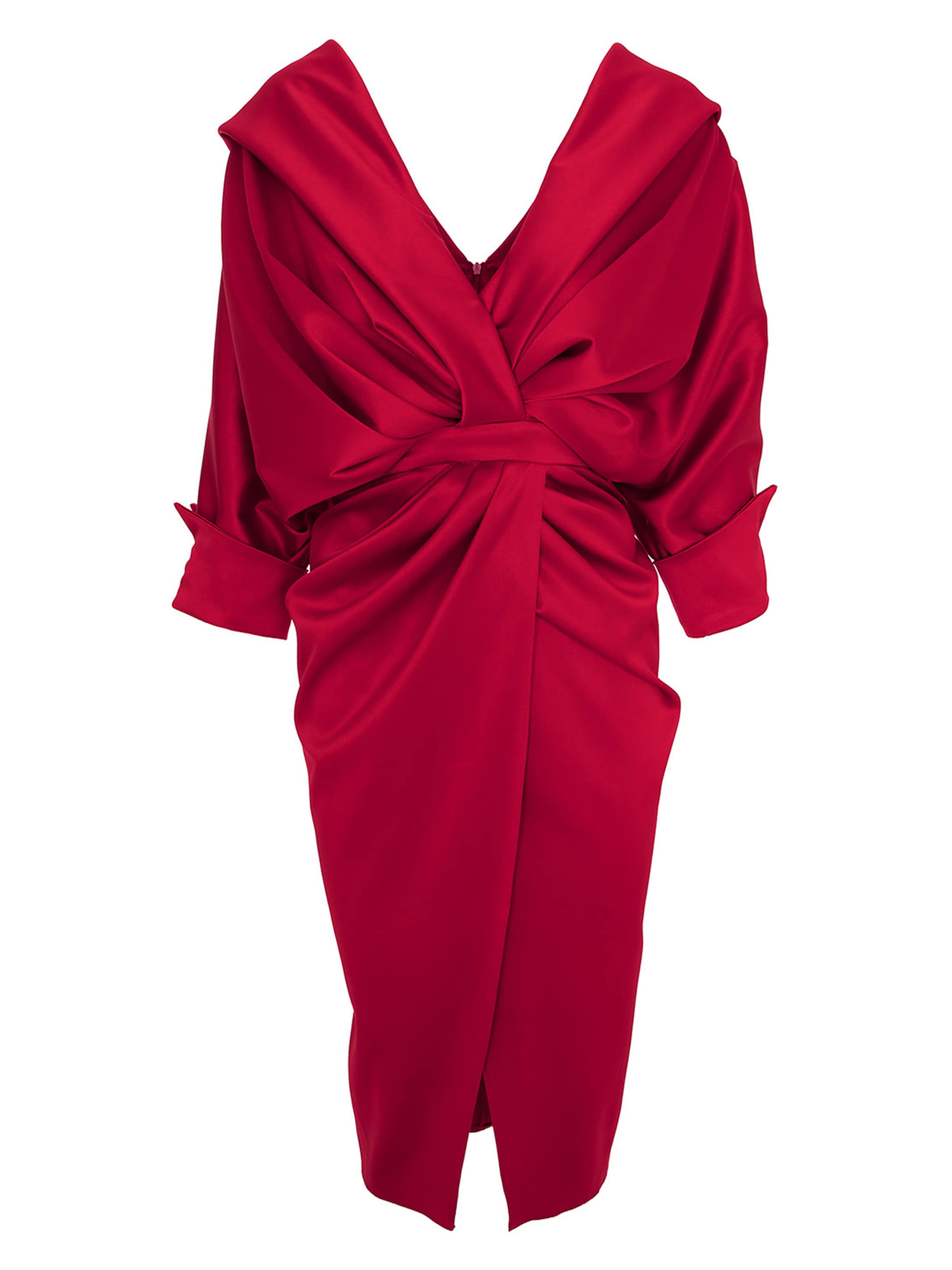 Abito da sera 'MS' di acob a porter in rosso: frontale