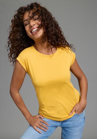 BOYSEN'S T-Shirt in Gelb: Vorderseite