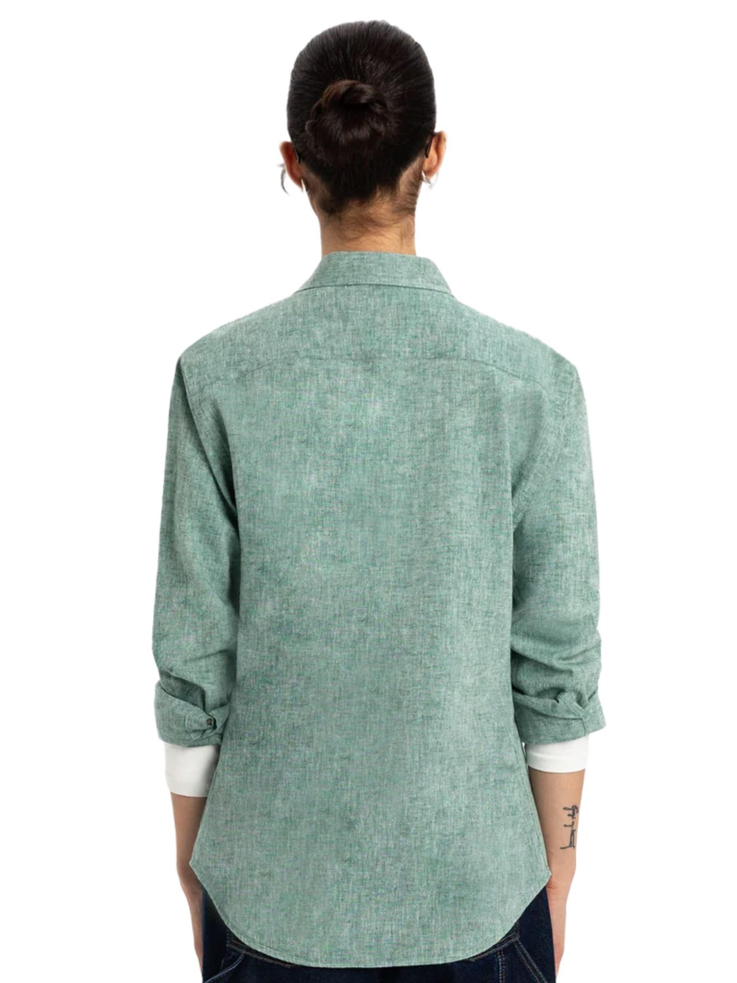 UNIQVIBE Regular fit Blouse in Groen