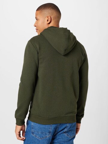 Only & Sons Regular fit Zip-Up Hoodie 'CERES' in Green