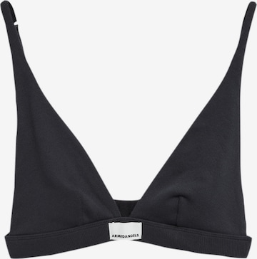 ARMEDANGELS Bustier BH ' OSILAARI RIB ' in Schwarz: Vorderseite
