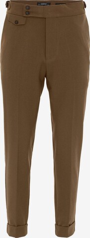 Antioch Slimfit Broek in Bruin: voorkant