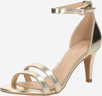 Décolleté 'Charlotta' di ABOUT YOU in oro: frontale
