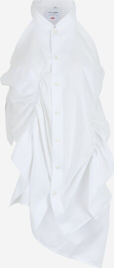 ABOUT YOU REBIRTH STUDIOS Bluse 'Shirred' in weiß, Produktansicht